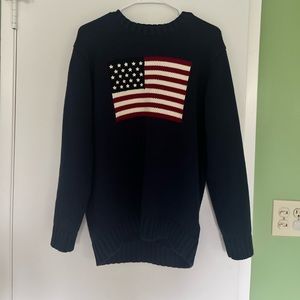 Brandy Melville American Flag Sweater #brandymelville #ralphlauren